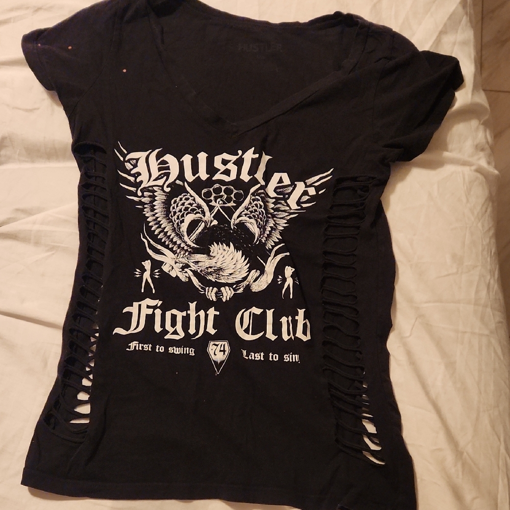 Hustler Hollywood Black Short Sleeve Tee